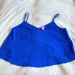 Blue Lilly Pulitzer top